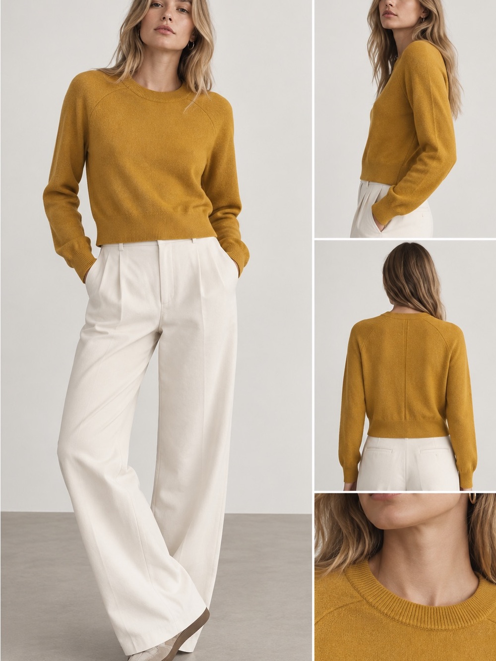 The Group Babaton - Crewneck Cashmere Sweater